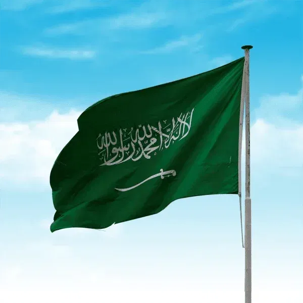 علم السعودية كبير