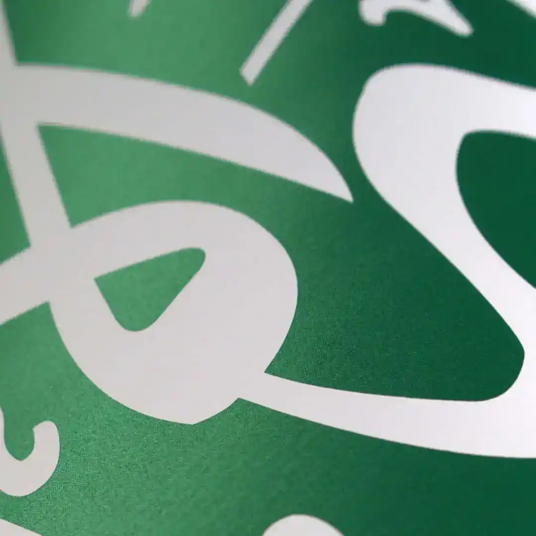 جزء مقرب من علم السعودية