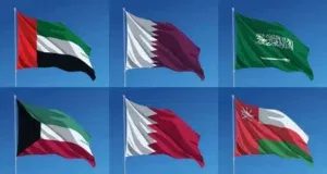 6 أعلام دول الخليج ترفرف في السماء