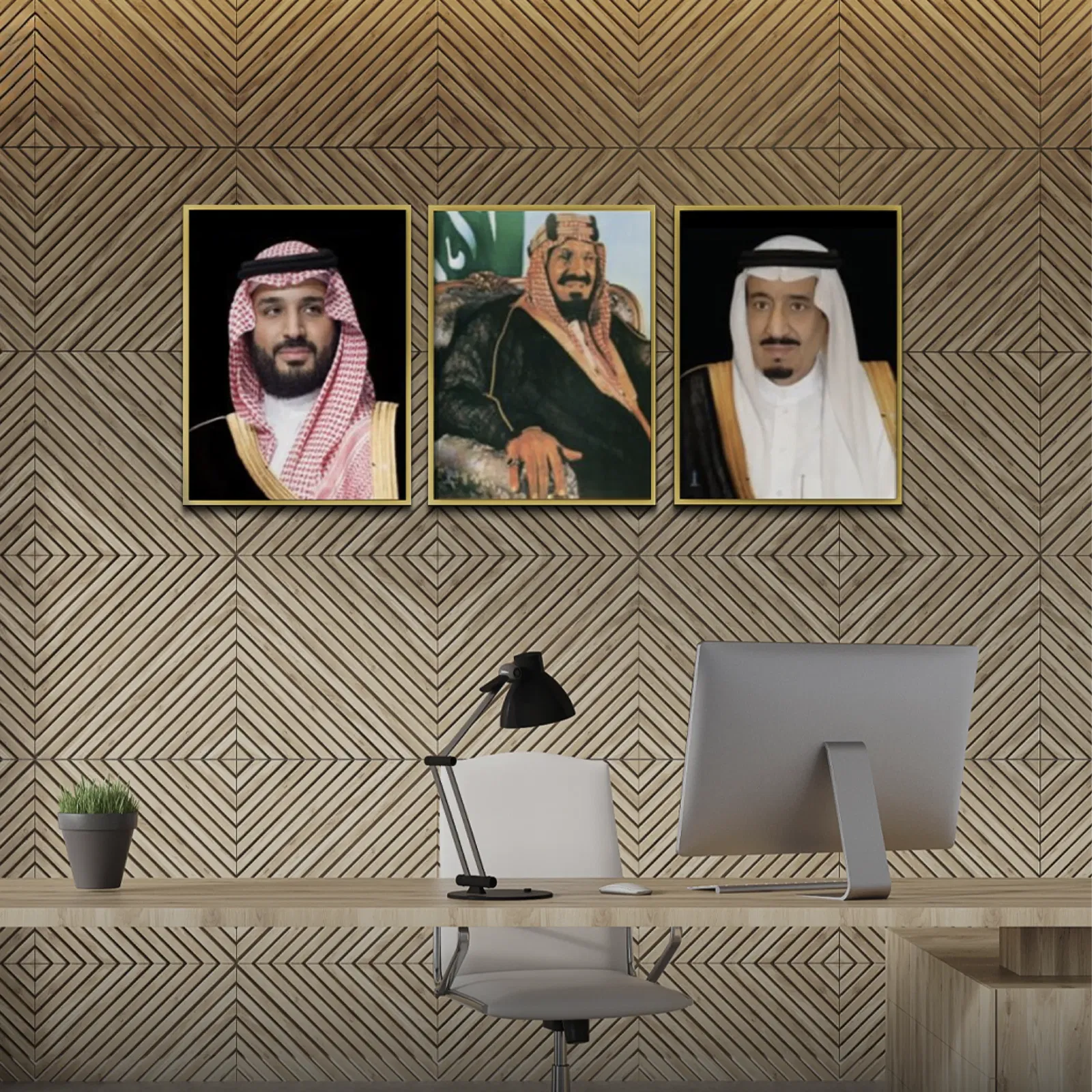 لوحات قادة السعودية لليوم الوطني 95